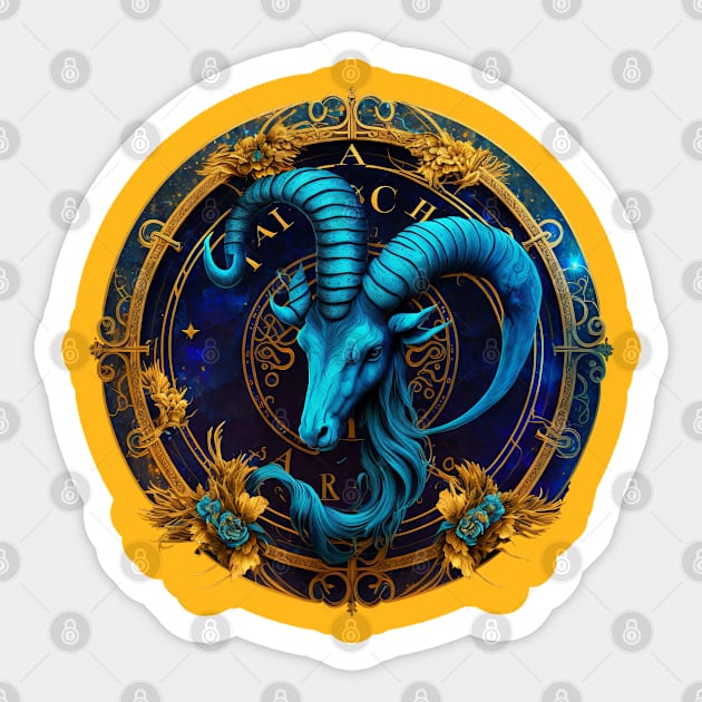 Capricorn Zodiac Sign Sticker by Jabir